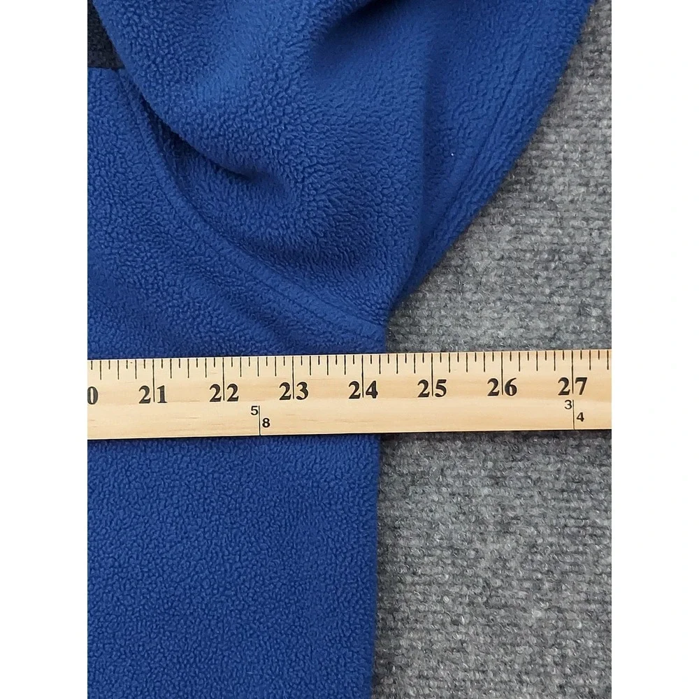 Brooks Brothers Pullover Sweater Mens XL Blue Golden Fleece 1/4 Zip Mock Neck